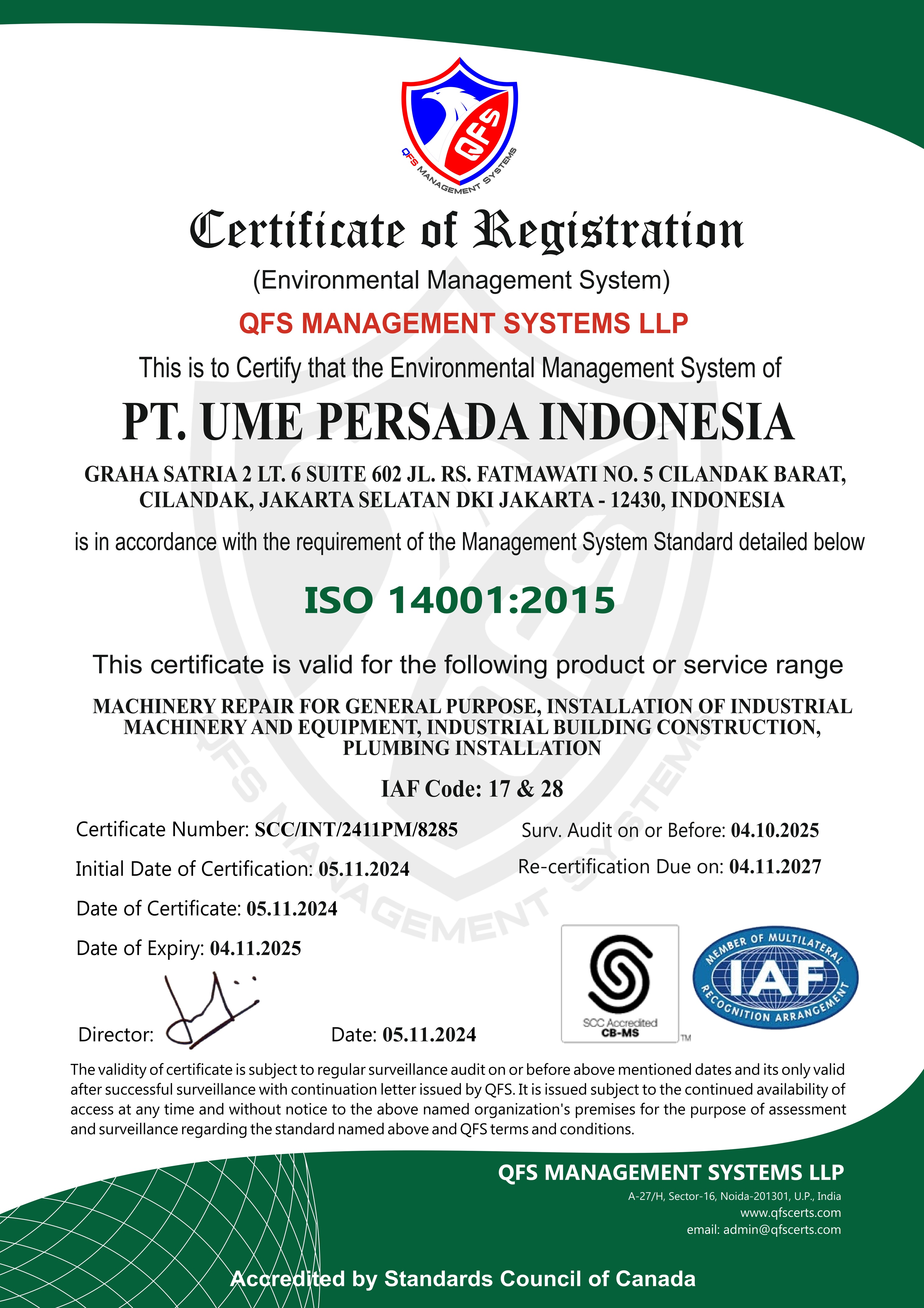 ISO 14001:2015